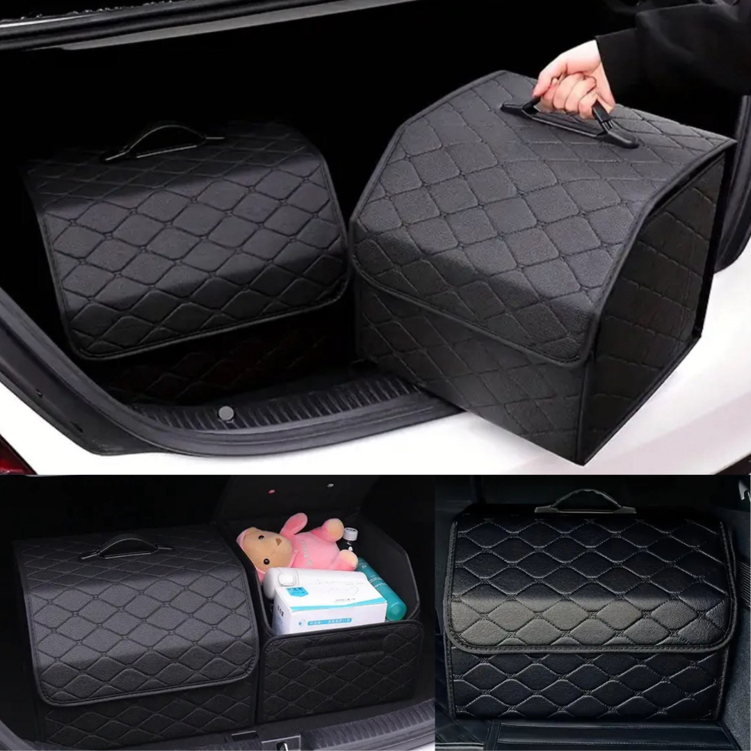 Sac de Rangement pour coffre voiture - Noir Carreaux