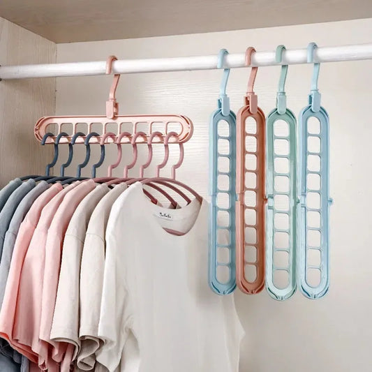 MyHanger+™| Cintre pour vêtements multi support à 9 ports