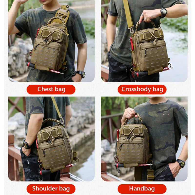 Sac à Dos et à Bandoulière pour Homme :  camping, pèche, randonnée, chasse