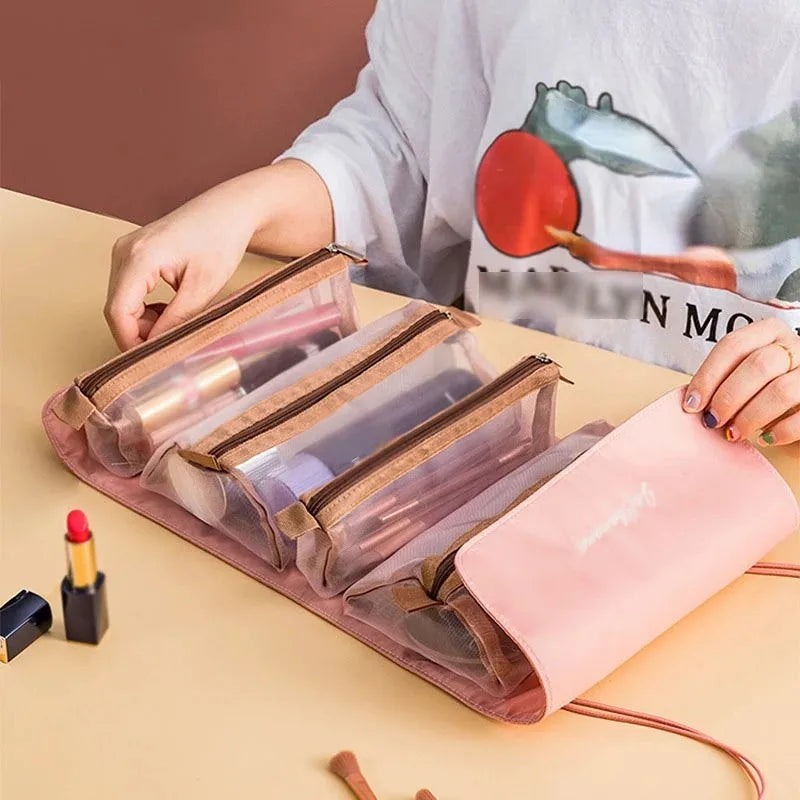 Trousse de maquillage détachable 4 en 1