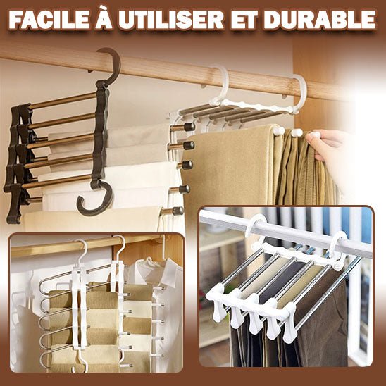 EASYCINTRE™- Cintre multi support pour pantalon - Rangements et ses usages