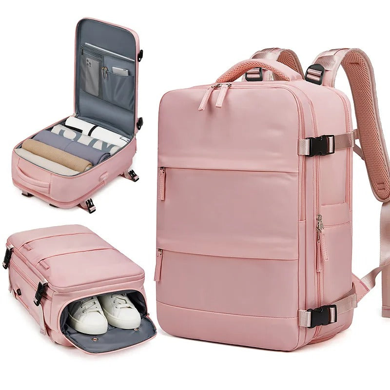 Sac à Dos Pour Ordinateur Portable 15,6 pouces pour Femme - 4 Couleurs Claire