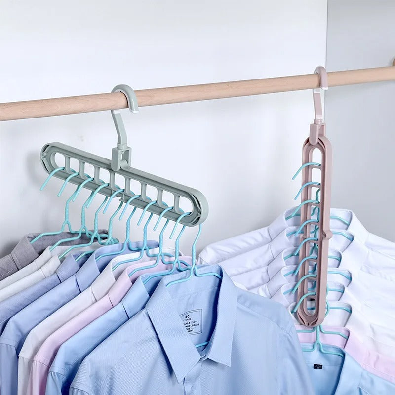 MyHanger+™| Cintre pour vêtements multi support à 9 ports