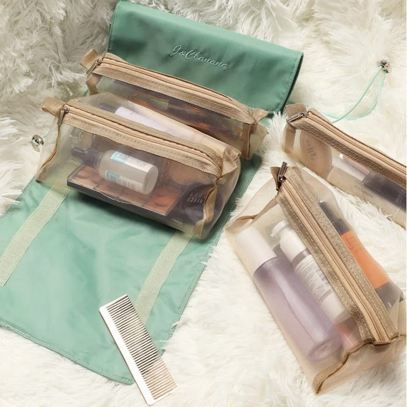 Trousse de maquillage détachable 4 en 1